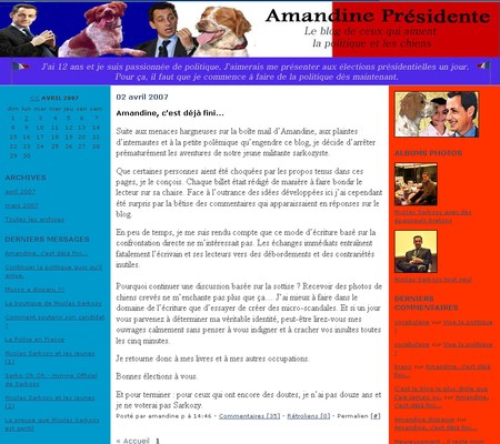 Amandinepresidente